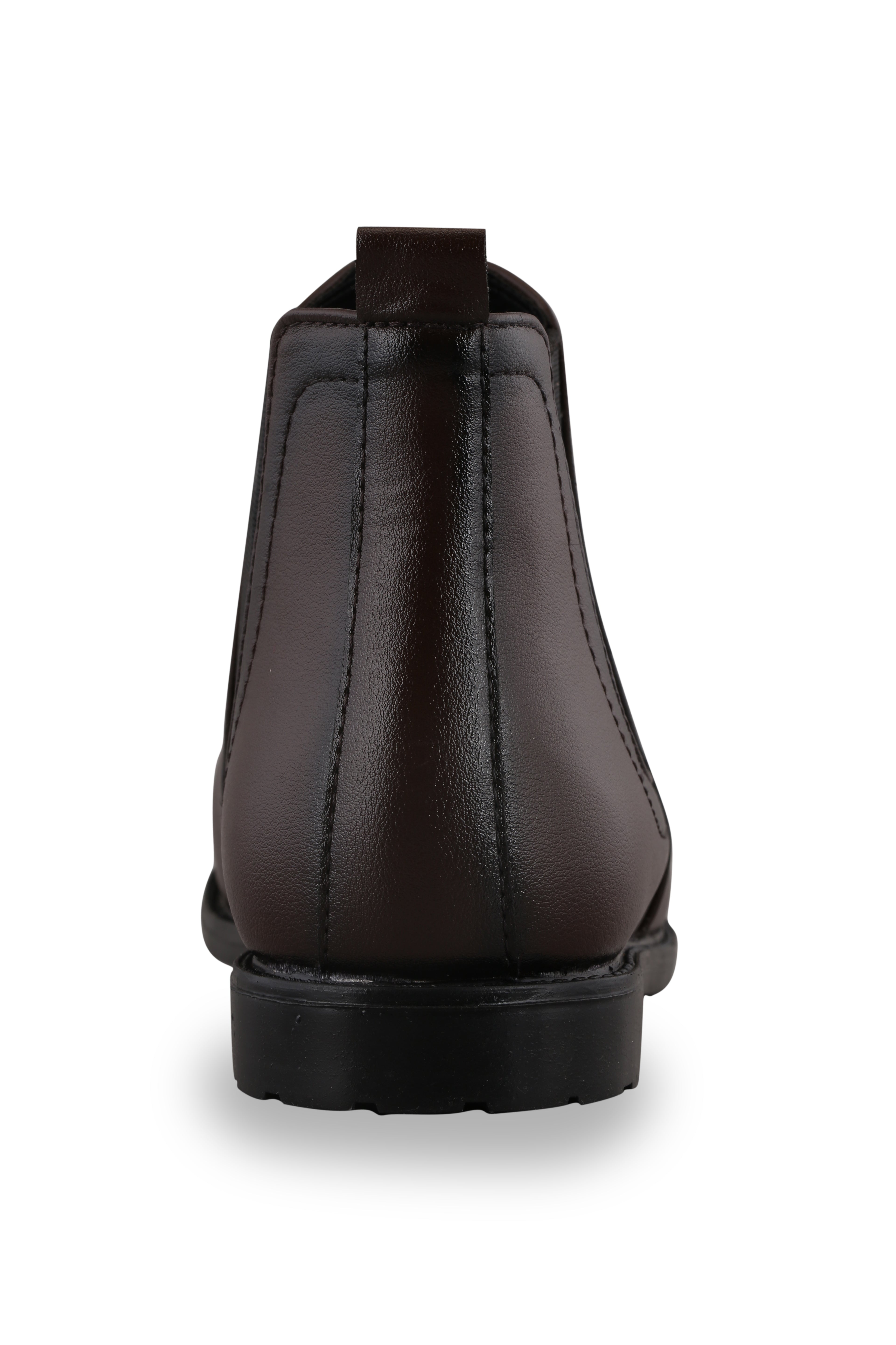 BalanSole Men's Brown Chelsea Boots – Classic Leather Ankle Boots for Formal & Casual Wear