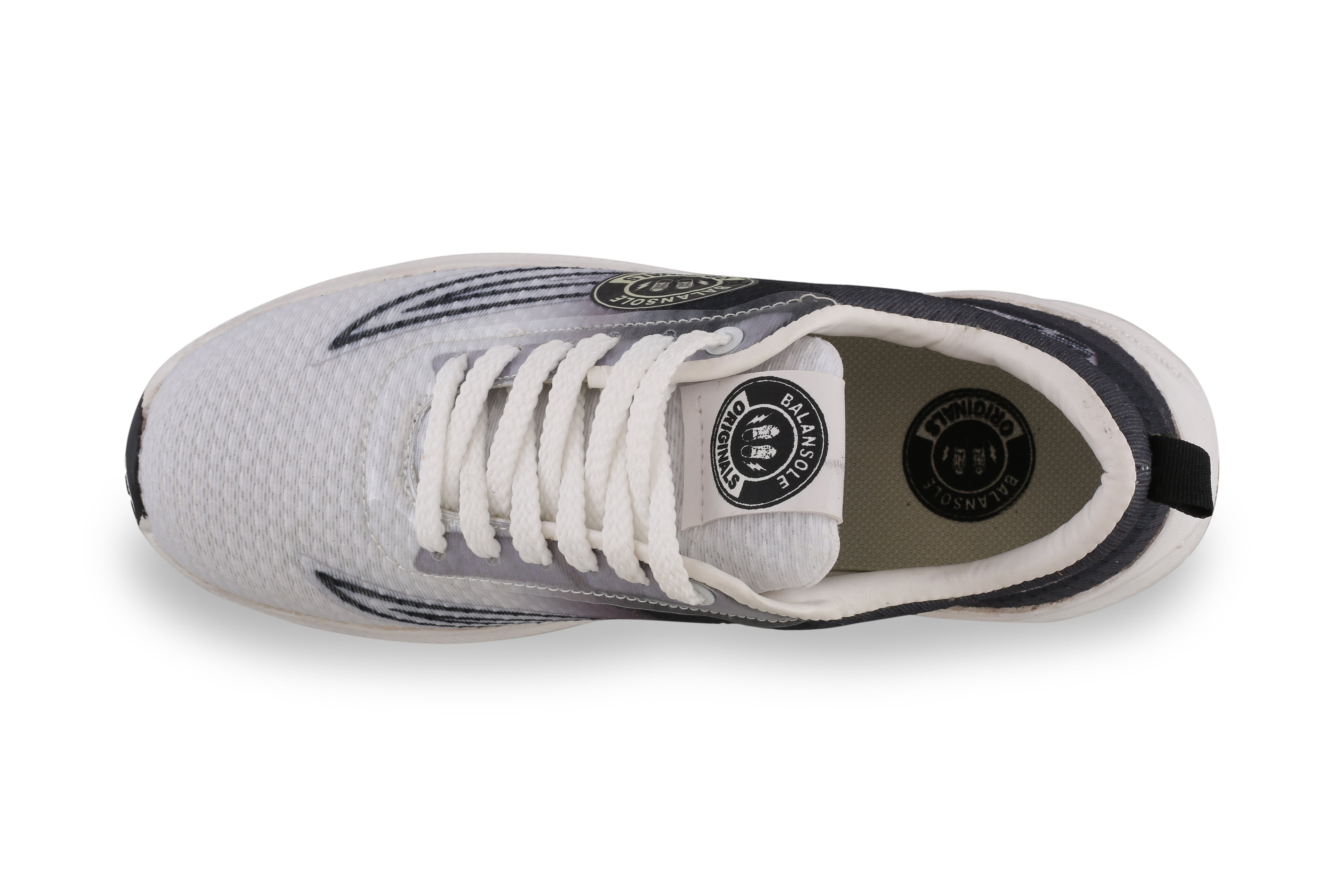 BalanSole Lightweight Unisex Sneakers – Cushioned Comfort & Sporty Dual-Tone Design