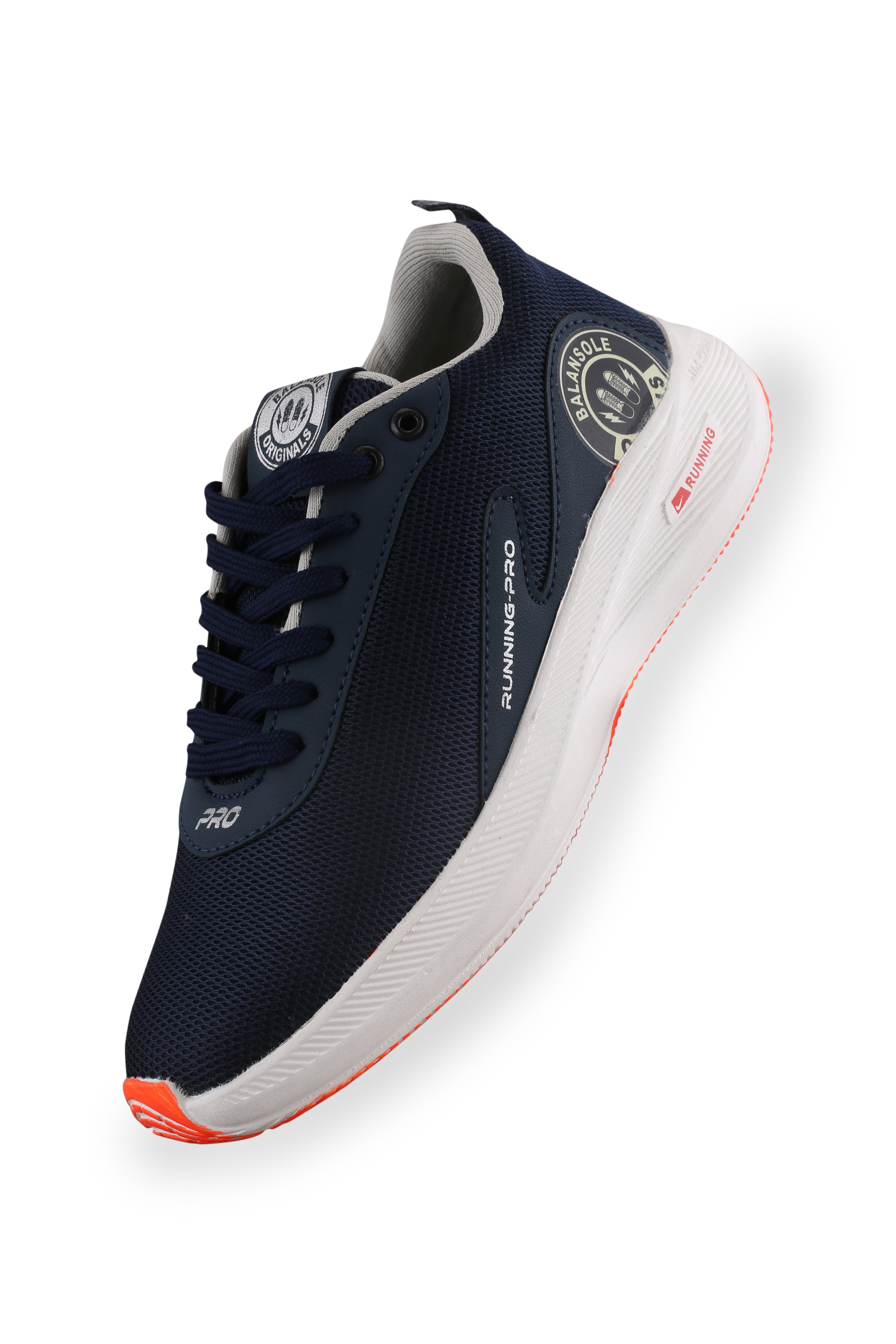 BalanSole Navy Blue Lightweight Unisex Sneakers – Cushioned Sole & Trendy Sporty Design
