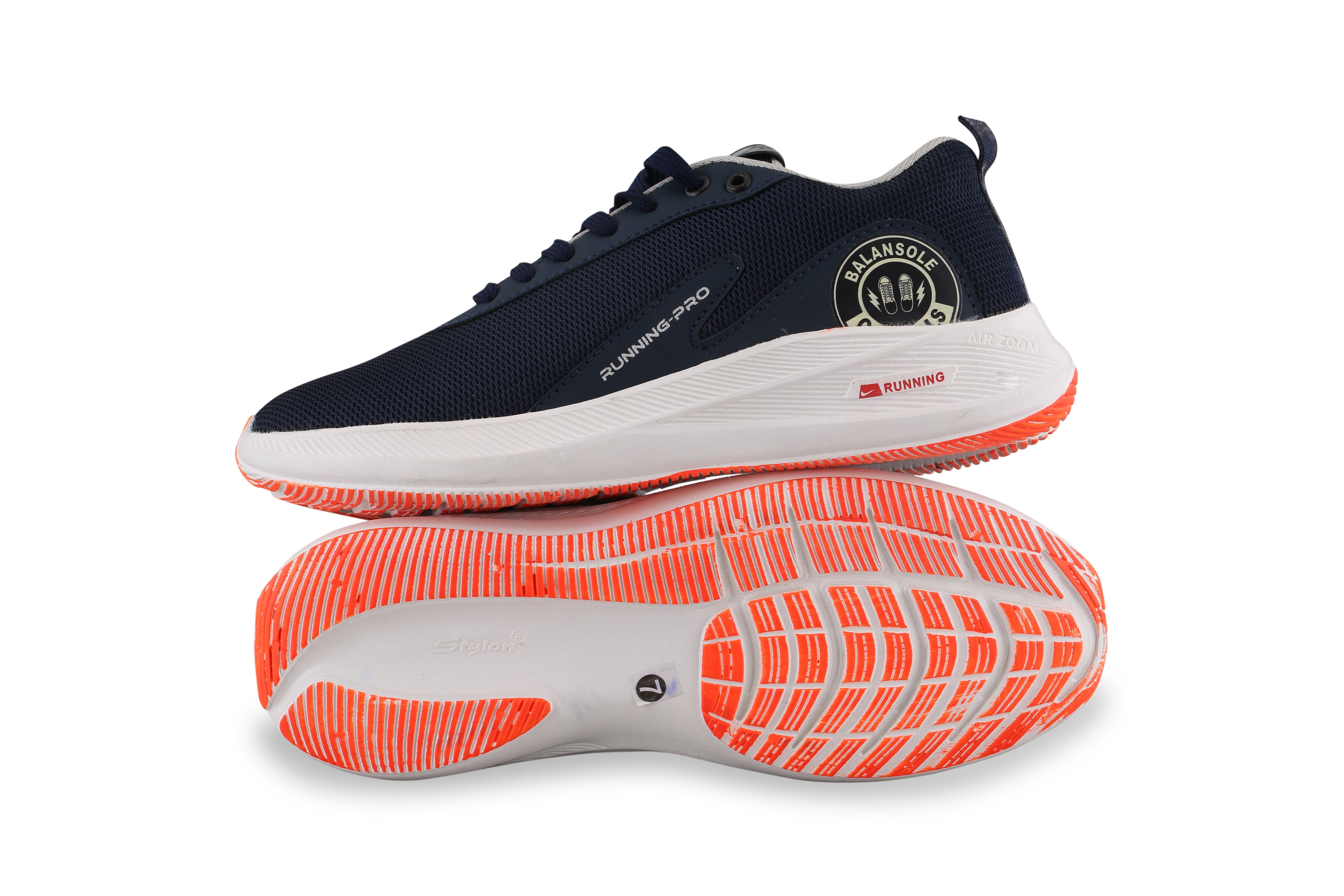 BalanSole Navy Blue Lightweight Unisex Sneakers – Cushioned Sole & Trendy Sporty Design