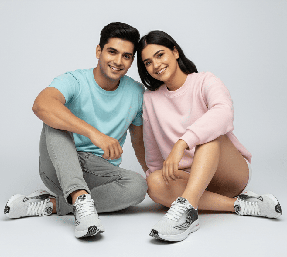 BalanSole Lightweight Unisex Sneakers – Cushioned Comfort & Sporty Dual - Tone Design - Balansole Originals