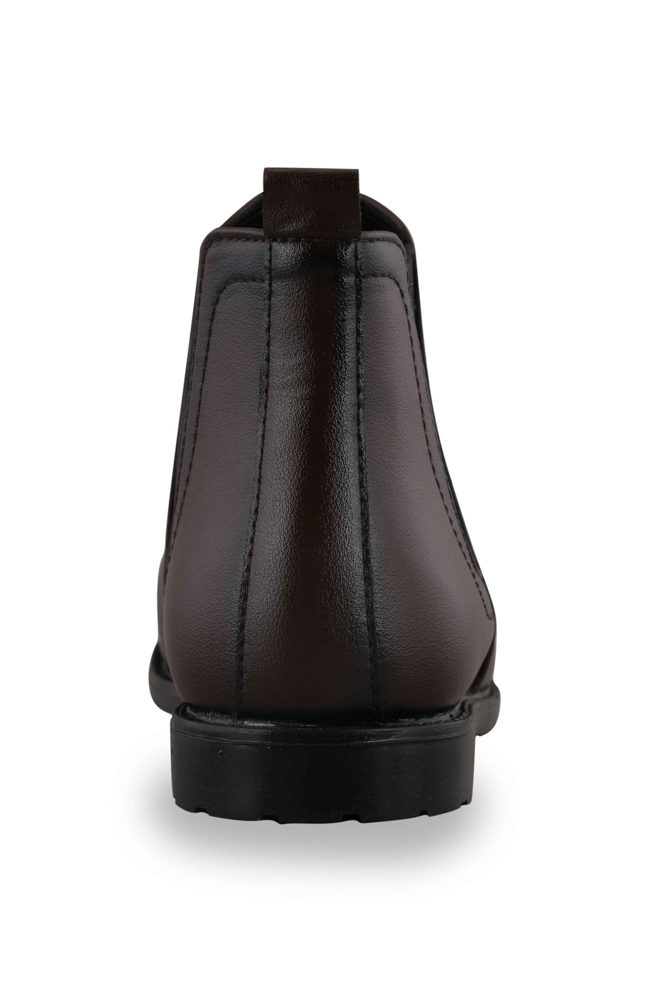 BalanSole Men's Brown Chelsea Boots – Classic Leather Ankle Boots for Formal & Casual Wear - Balansole Originals