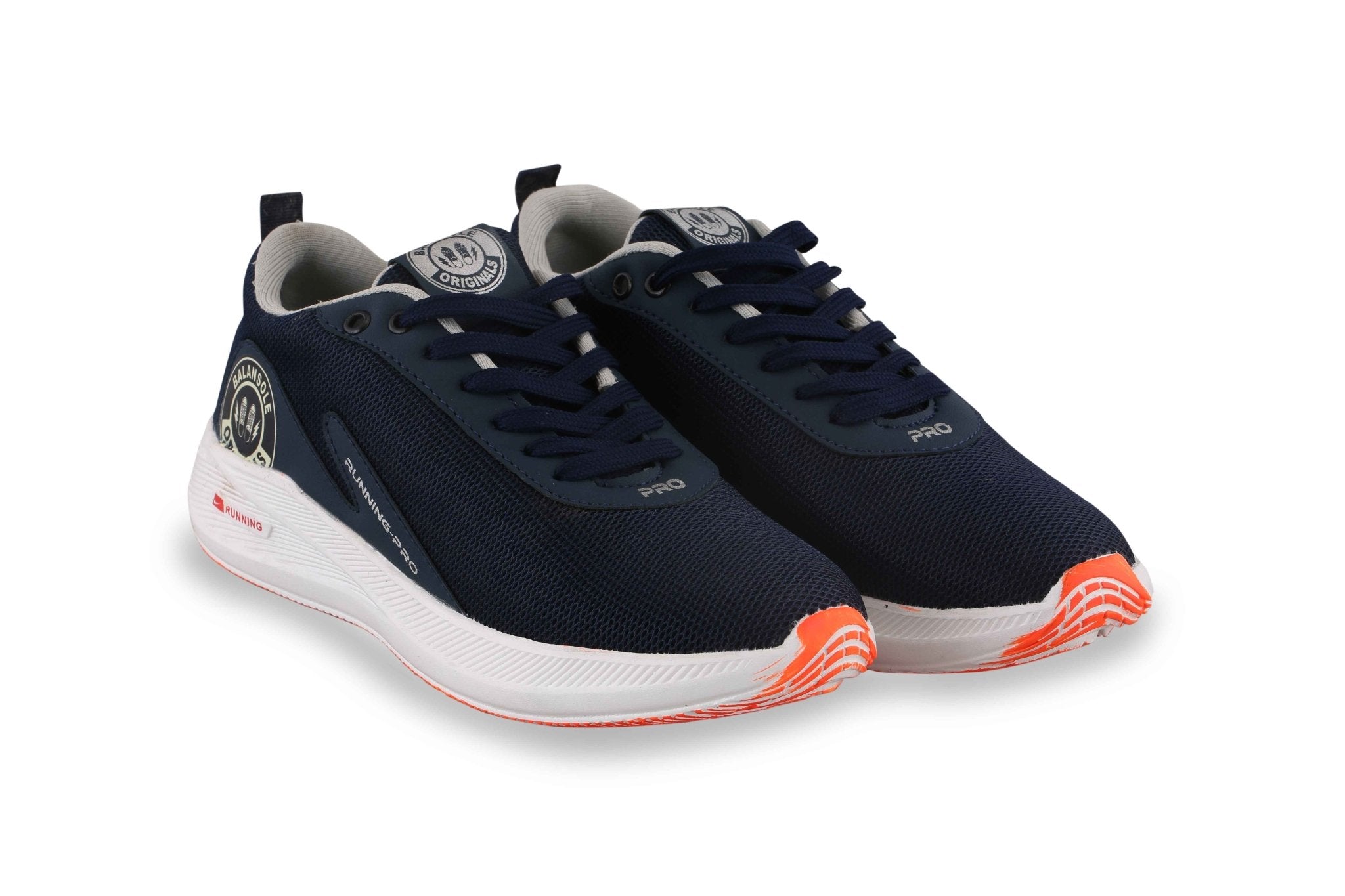 BalanSole Navy Blue Lightweight Unisex Sneakers – Cushioned Sole & Trendy Sporty Design - Balansole Originals