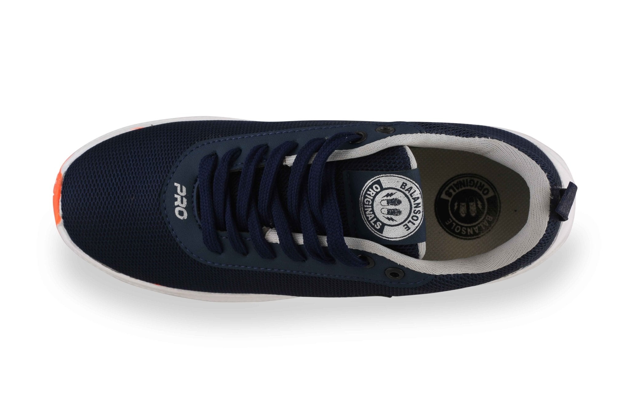 BalanSole Navy Blue Lightweight Unisex Sneakers – Cushioned Sole & Trendy Sporty Design - Balansole Originals