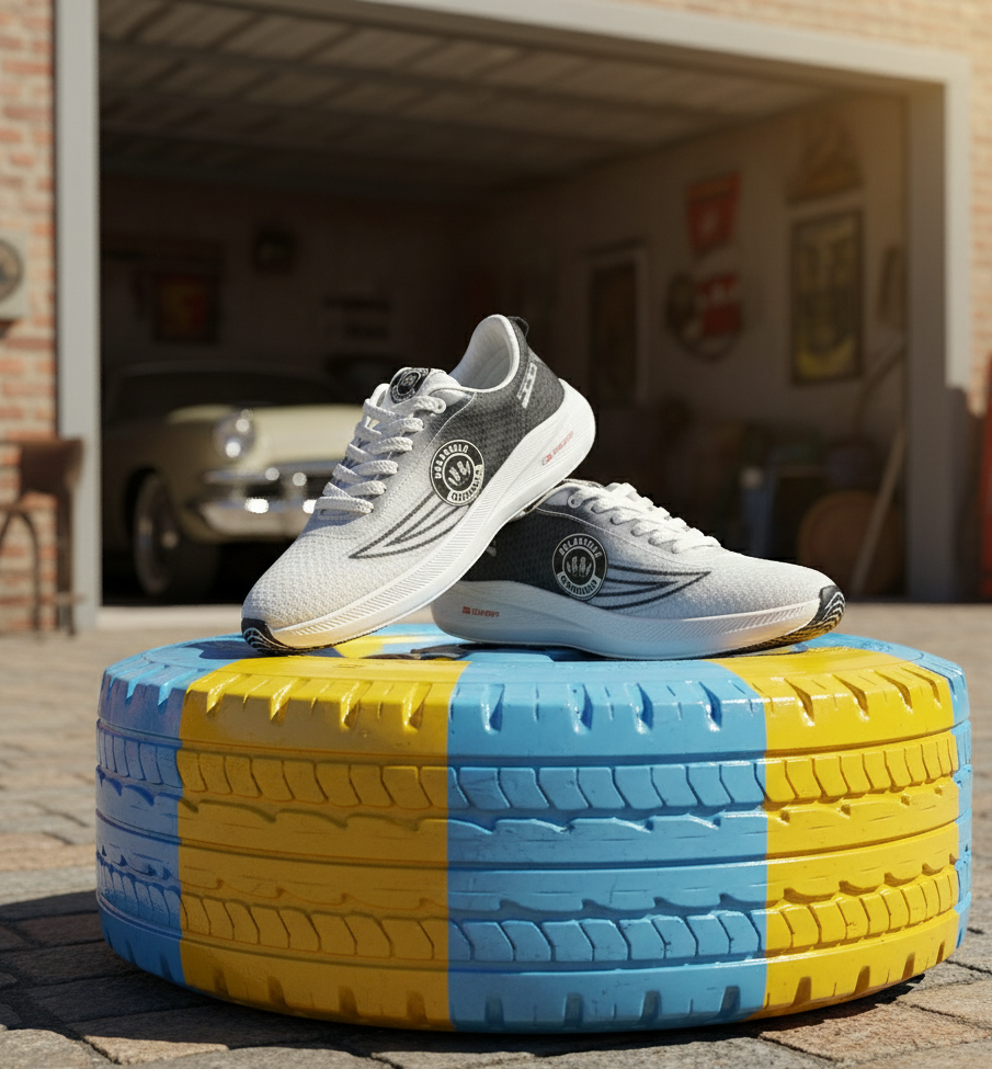 BalanSole Lightweight Unisex Sneakers – Cushioned Comfort & Sporty Dual-Tone Design