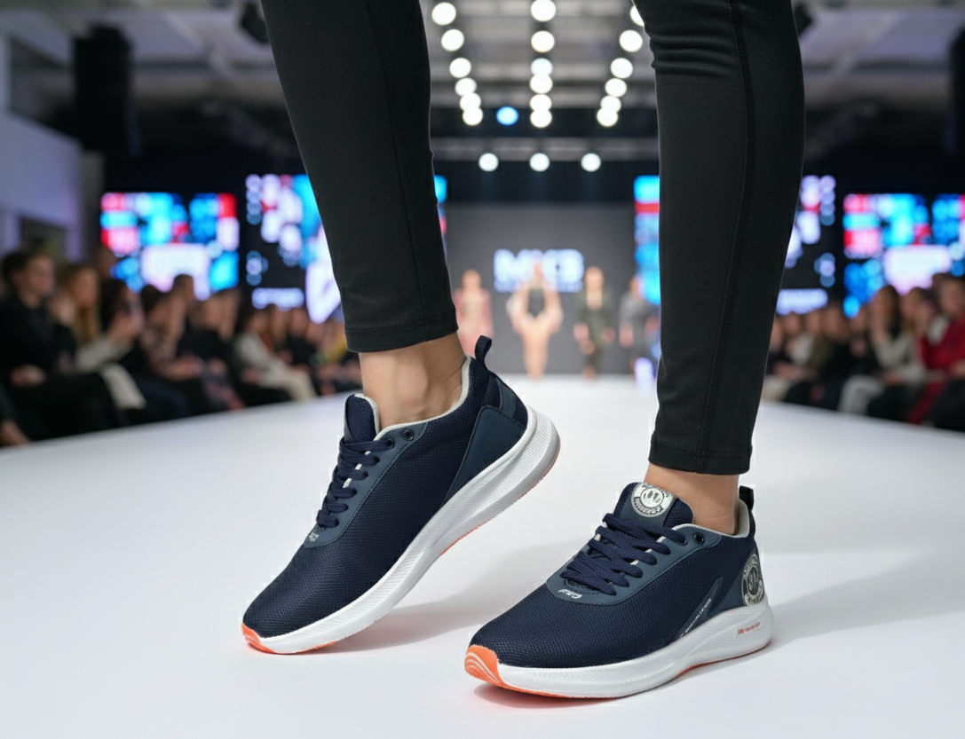 BalanSole Navy Blue Lightweight Unisex Sneakers – Cushioned Sole & Trendy Sporty Design